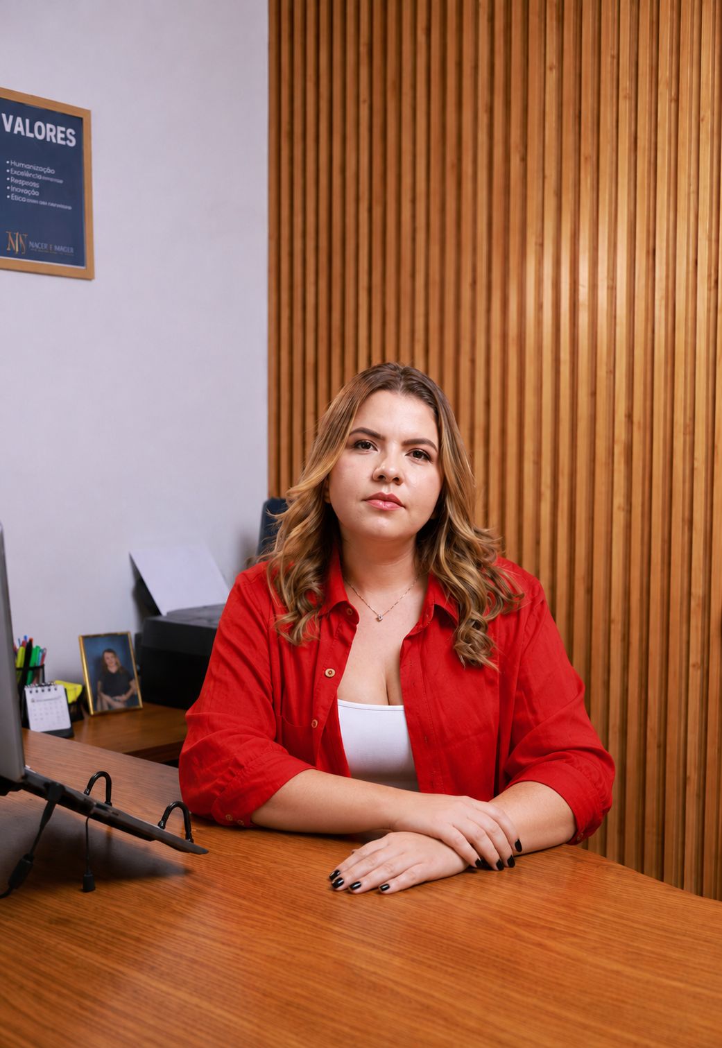 Retrato de Dra. Wyrla Moura, Advogada Previdenciária da Cantuária Sociedade de Advogados